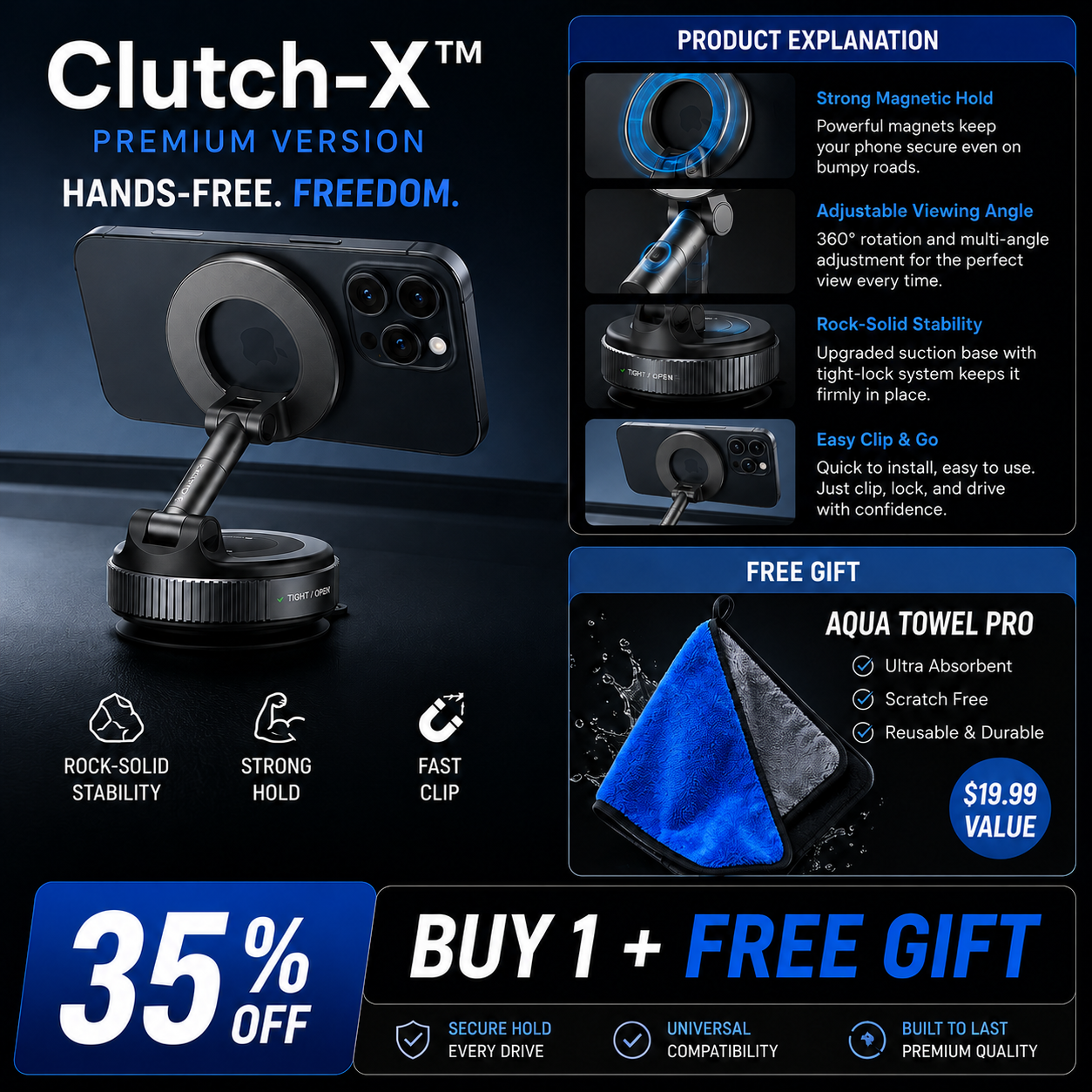 Clutch-X™ Premium Version